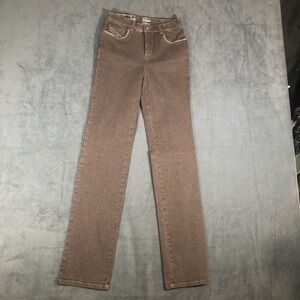 NWT FDJ French Dressing Jeans, Olivia Straight Leg Brown Size 0 Zero